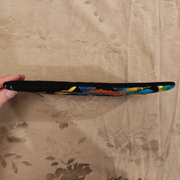 Original Rags by Marti Rainbow Birds Double Zip Pouch, Excellent Used Condition! - Picture 4 of 8